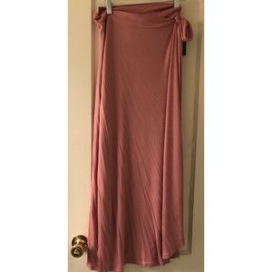 Light Pink Wrap Skirt